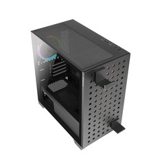 AZZA Elise Tower Micro ATX Sort Transparent